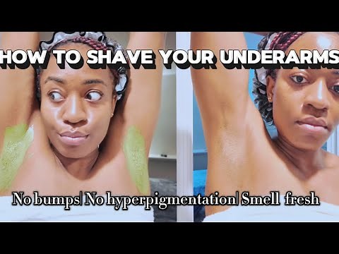 Underarm Shaving Routine: Step-by-Step Guide for Smooth, bright bump-free underarms #underarmcare
