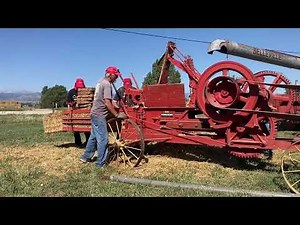 Vintage 1922 McCormick-Deering hay baler