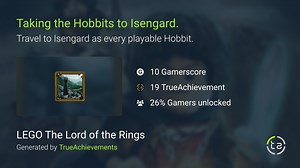 Taking the Hobbits to Isengard. achievement in LEGO The Lord of the Rings
