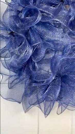 SNEAK PEEK- HOW TO MAKE A DECO MESH WREATH PANCAKE METHOD - EASY!