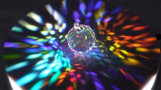 X-Cube Prism Becomes Dichroic Disco Ball