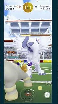 Pokemon Go-Mega Absol SOLO NoMega No Shadow #mobilegame #pokemongo#pokemon #megaabsol#1millionviews