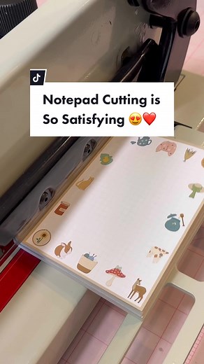 Satisfying Paper Cutter Notepad Cutting | Stationery Lover