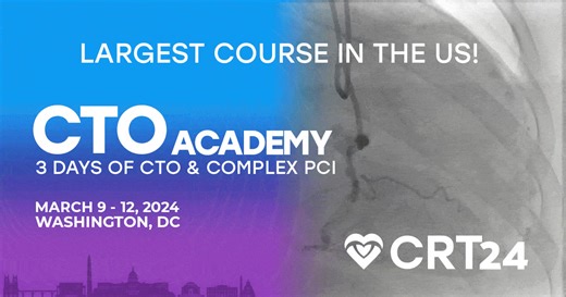 3 Days of CTO & Complex PCI at #CRT2024! Topics at a Glance: • 11...