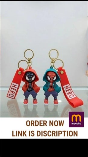 combo spiderman keychain #keychain #hero #herokeychain