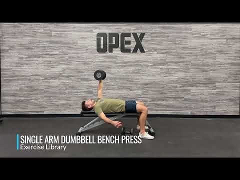 Single Arm Dumbbell Bench Press