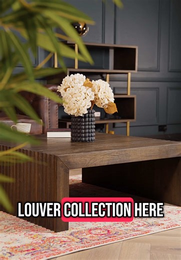 Introducing New Louvre Solid Mango Wood Furniture Collection by Artico Interiors #modernhome