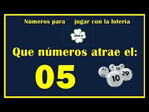 Números que jala el 05 🍀 números con mayor posibilidad