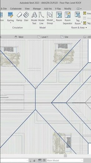 Revit Roof Design method tutorial #animation #designer #architecture