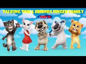 Talking Tom and Friends Finger Family #2 | Nursery Rhymes For Children | Kids Songs by MiM Kids