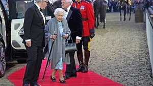 Her Majesty attends the Royal Windsor Horse Show for Platinum Jubilee performance.
