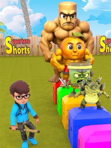 Color Challenge with Nick and Scary Teacher