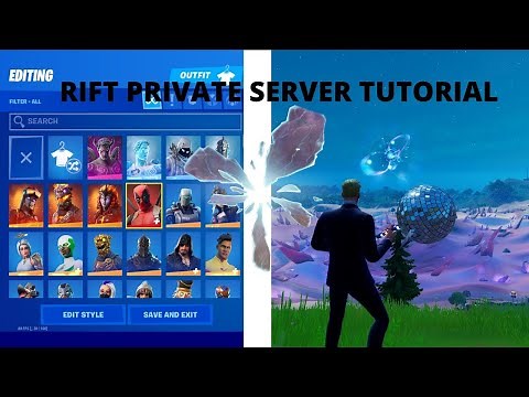 Rift Private Server |With source code| How to play on OLDER FORTNITE VERSIONS in RIFT PRIVATE SERVER