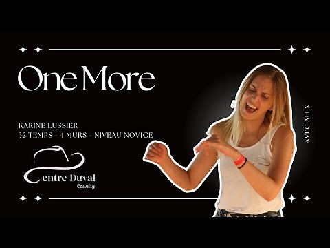 One More - Line Dance (Centre Duval)