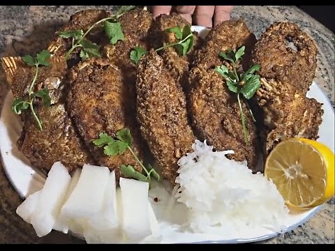 Deep Fried Rock Cod Fish | Pescado Bacalao | Deep Fry Fish Recipe
