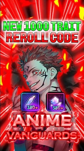 *NEW* AV 1000 TRAIT REROLL CODE | Anime Vanguards Roblox