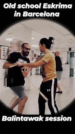 old school Eskrima training in Barcelona - Balintawak