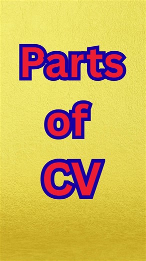 cv, how to make cv? #cv #currivulumvitae #communication #english