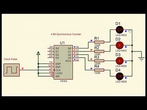 4 Bit Synchronous Counter