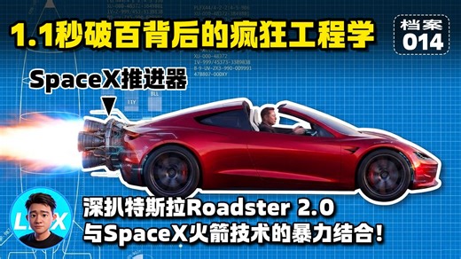 零百加速仅需1.1秒！SpaceX推进器 黑科技碳纤维座椅，这台特斯拉到底是在开车还是开战斗机？