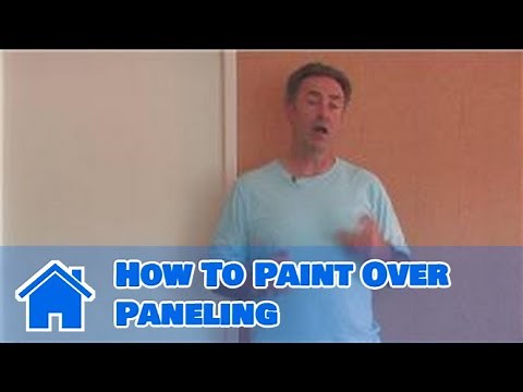 Painting Help Around the House : How To Paint Over Paneling