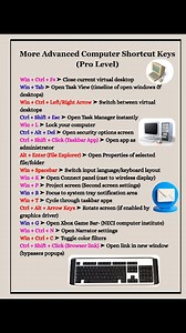 58K views · 257 reactions | Computer Shortcuts Key's #keyboard #KeyboardTips #important #computer | NECI Computer Institute | Facebook