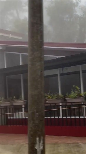 Baguio City is shrouded in thick fog amid continuous rain on Sunday, July 27. | via Michael Delizo, ABS-CBN News | ABS-CBN News