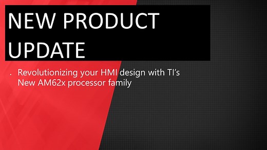 NPU: Revolutionizing your HMI design with TI’s New AM62x processor family | Video | TI.com