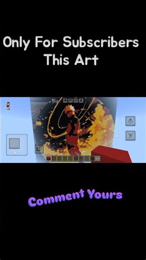 I Made This Anime Pixel Art in Minecraft 😱🔥 | Epic Build