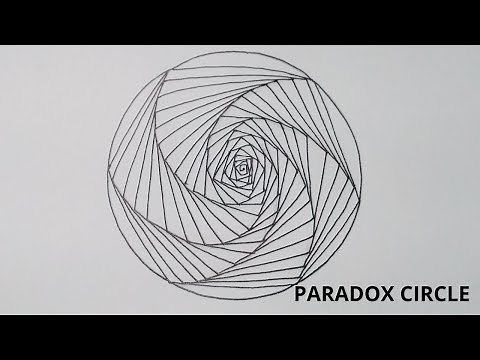 How To Draw Zentangle Paradox Circle - Step By Step Beginners Tutorial