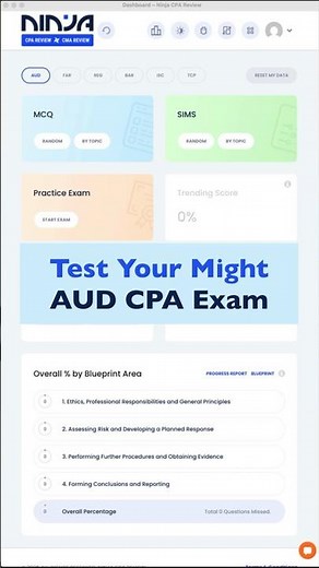 Test Your Might | AUD CPA Exam
