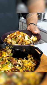 Delicious Country Breakfast Skillet! #food #cooking #yummy | Smokin' and Grillin' with AB