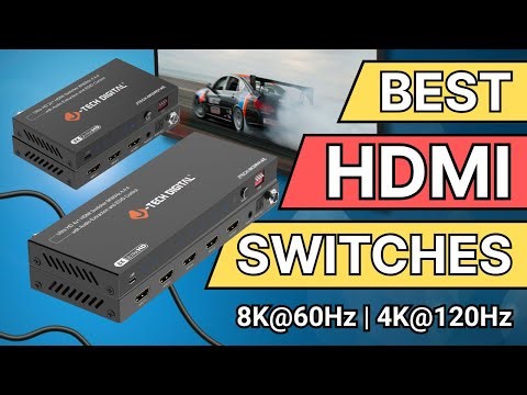 Best HDMI Switchers for 2026 | 8K@60Hz, 4K@120Hz, Audio Extraction, and more!