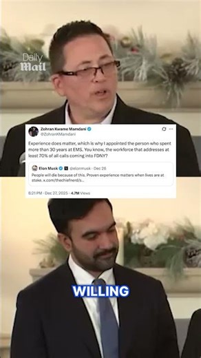 Zohran Mamdani feuds with Elon Musk over FDNY Chief pick