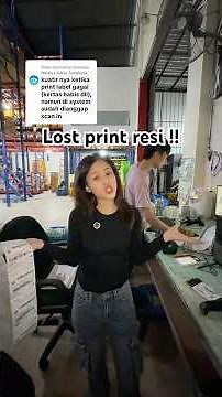 Sistem kita sudah bisa track resi yang lost print maupun cancel 👍🏻#system #warehouse #management