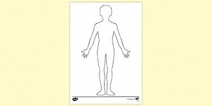 Person Colouring Page