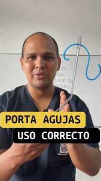 El Arte de la Sutura: Dominando el Portaagujas- una forma sencilla de aprender #sutura