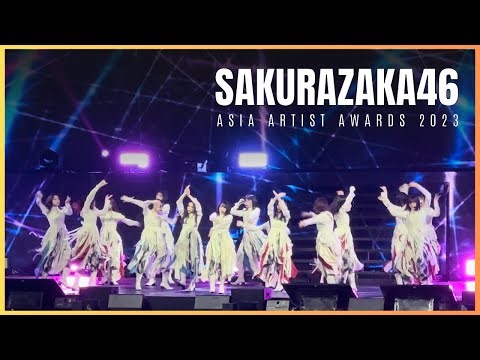 (4K FANCAM) SAKURAZAKA46 Performs Live at Asia Artist Awards 2023 - AAA 2023 #AAA2023inPH