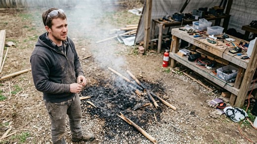 This primitive fireworks experiment showed how dangerous the process can become