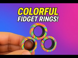 The Most Colorful Fidget Rings Ever!