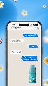Bestie knows best. Freshness that keeps you feeling on top, always. #Eva #EvaGirl #SpecialHappens #Confidence #Freshness #RockOnRollOn #Confidence #KnockKnock | Eva