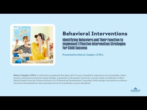 Behavioral Interventions