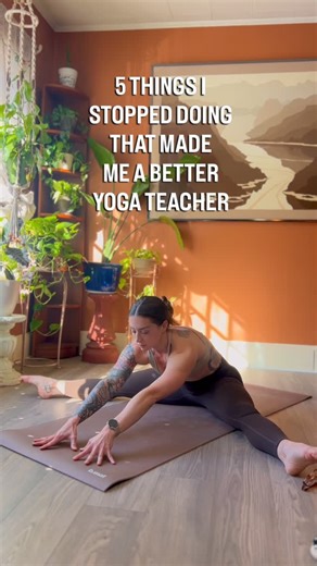 Julia The Yogi on Instagram: "5 things I STOPPED doing, that made me a better yoga teacher: 1. I stopped teaching everywhere and anywhere. I focused on more on finding a studio and teaching style that aligned with my goals and practice. 2. I stopped worrying about how many students came to my classes. Teaching became more about connecting more deeply to the students that showed up consistently and less about filling the room. 3. I stopped teaching the same sequence week after week. I taught new 