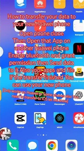 This is how you transfer data