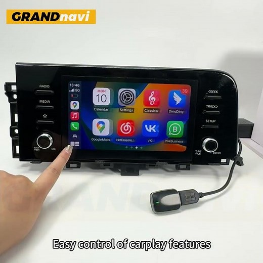 2IN1 Wireless CarPlay Android Auto Adapter USB Dongle Mini Box For Ford VW Toyota Nissan Honda Benz