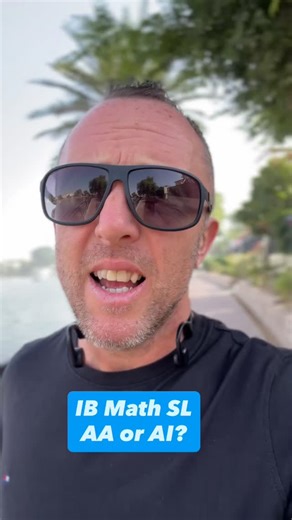 Desert Maths on Instagram: "IB Options time - which Math are you picking? I meet students all the time who have made the wrong choice - don’t be one of them! Here’s my take on SL AA vs SL AI #desertmaths #dubai #fyp #ibmath #ibdp"