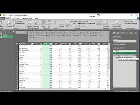 Un ejemplo de Power Query con Excel en español.