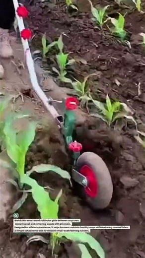 Precision Hand Cultivator for Corn Rows 🚜🌱 #FarmingTools #AgriTech #SmartFarming