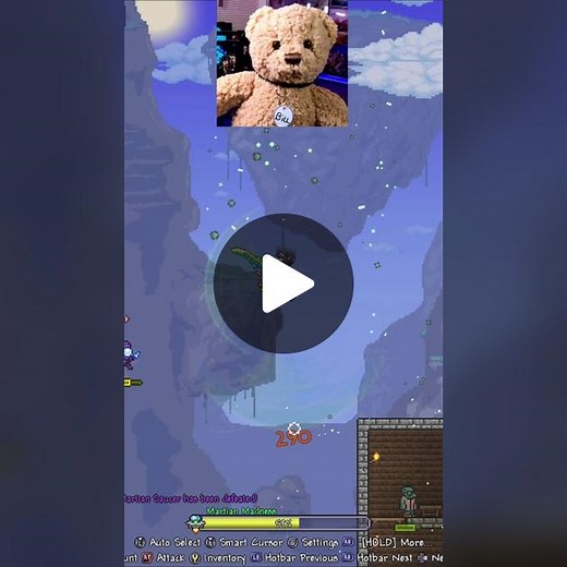 Encountering Aliens in Terraria Gameplay