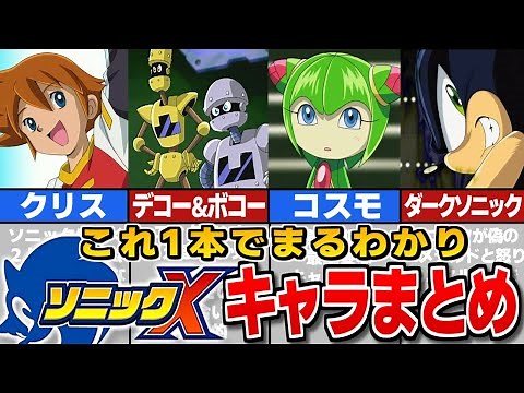 Sonic X Anime Original Character Summary [39 Characters]